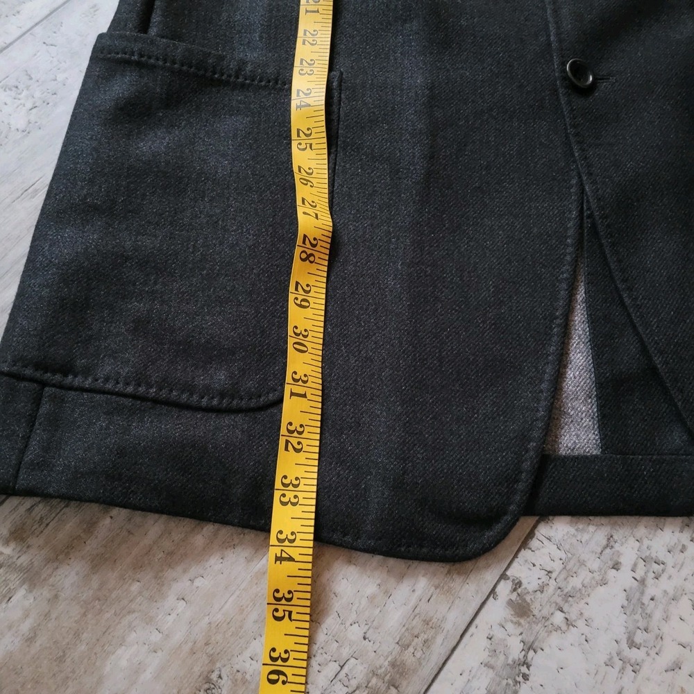 Canali Proposta Blazer 44R 50% Silk 50% Cashmere Sport Coat Patch Pockets Italy - Picture 13 of 13